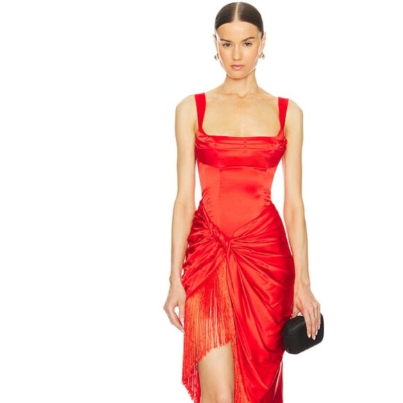 Brand New For Love & Lemons Anisa Asymmetrical Dress - Picture 5 of 16